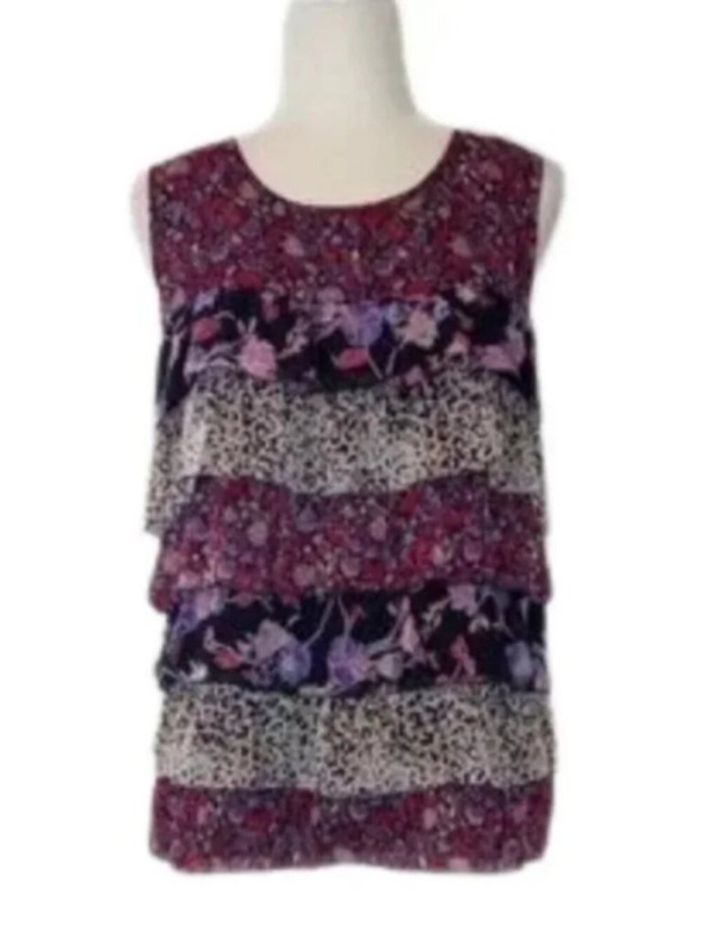 ERIN B. Ruffled Dressy Tank